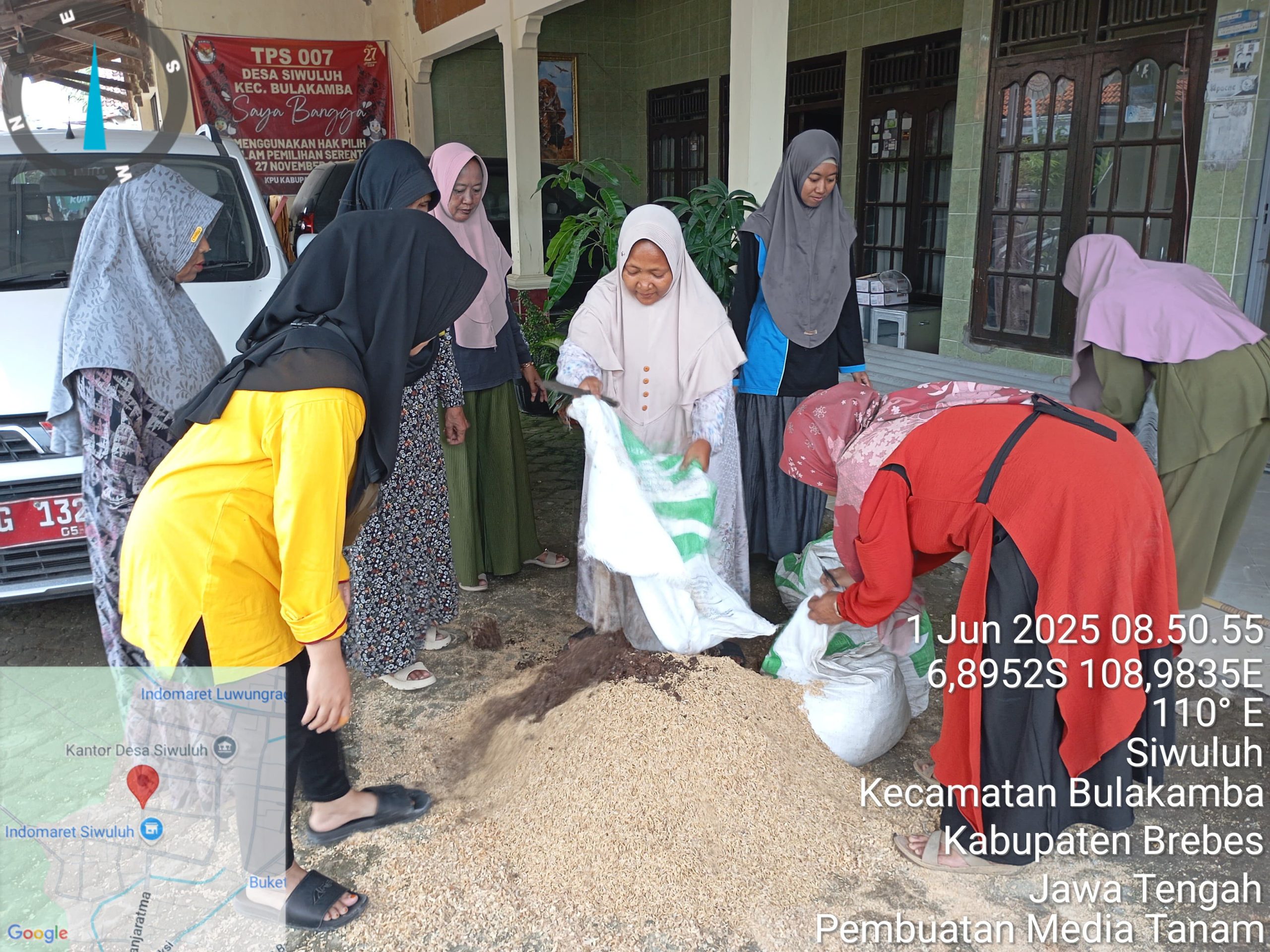 Penyemaian Benih Sayuran KWT Sri Rahayu Siwuluh 2025 | BPP Bulakamba